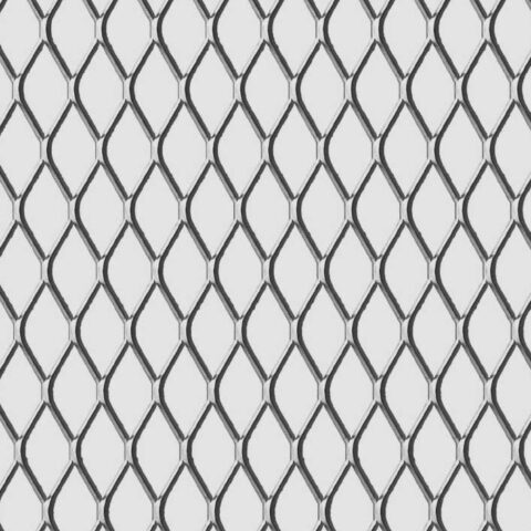 Rhomb 28x13x2, Expanded metal, Mild Steel, 1.5 x 1000 x 2000 mm - Image 2