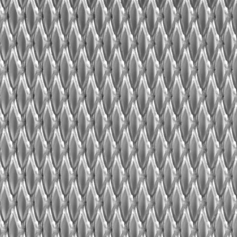 Rhomb 28x9x2,5, Expanded metal, Mild Steel, 1 x 1000 x 2000 mm - Image 2