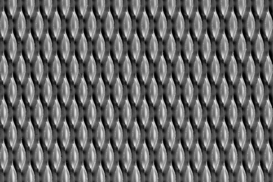 Rhomb 30x12x4,5, Expanded metal, Mild Steel, 2.5 x 1000 x 2500 mm