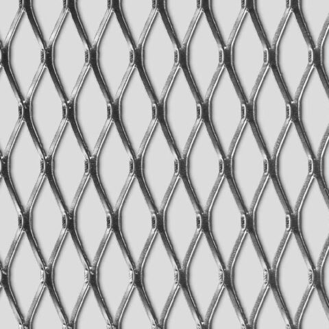 Rhomb 40x17x2,5, Expanded metal, Mild Steel, 2 x 1000 x 2000 mm - Image 1