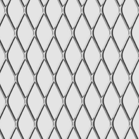 Rhomb 40x17x2,5, Expanded metal, Mild Steel, 2 x 1000 x 2000 mm - Image 2