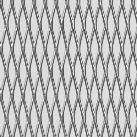 Rhomb 43x10x2,5, Expanded metal, Mild Steel, 2 x 1250 x 2500 mm - Image 1