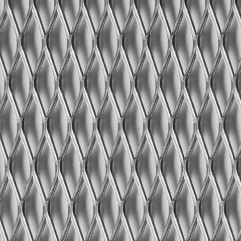 Rhomb 43x13x2,5, Expanded metal, Mild Steel, 1.5 x 1250 x 2500 mm - Image 1