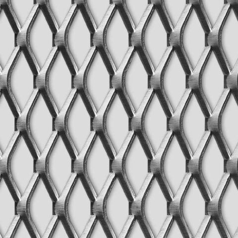 Rhomb 45x20x4, Expanded metal, Mild Steel, 4 x 1250 x 2500 mm - Image 1