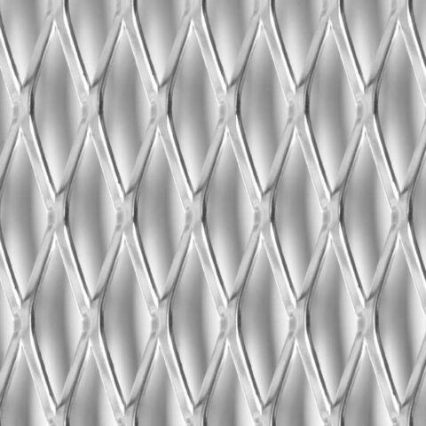 Rhomb 62x20x4,5, Expanded metal, Mild Steel, 3 x 1250 x 2500 mm - Image 2