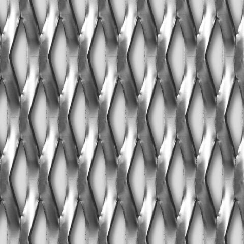 Rhomb 62x20x7,5, Expanded metal, Mild Steel, 2 x 1250 x 2500 mm - Image 1