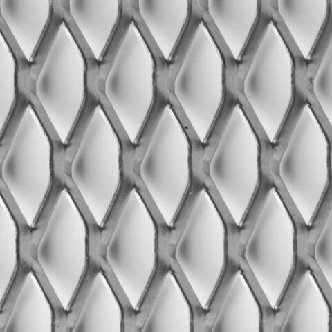 Rhomb 62x26x6, Expanded metal, Mild Steel, 5 x 1250 x 2500 mm - Image 2