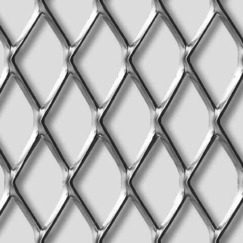 Rhomb 62x30x6, Expanded metal, Mild Steel, 3 x 1500 x 2000 mm - Image 1