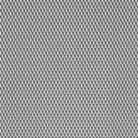 Rhomb 6x3x0,7, Expanded metal, Aluminium, 0.5 x 1000 x 2000 mm - Image 1