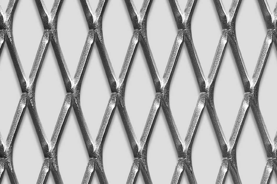 Rhomb 88x30x3, Expanded metal, Mild Steel, 3 x 1250 x 2500 mm