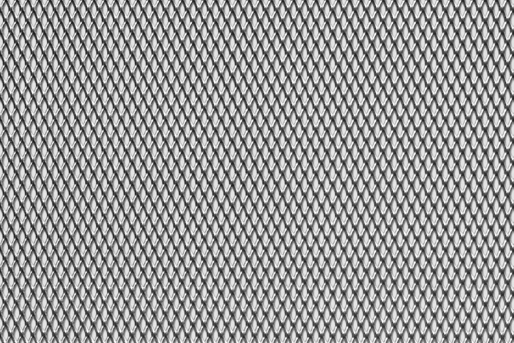 Rhomb 8x4x1, Expanded metal, pre galvanised steel, 1 x 1250 x 2500 mm