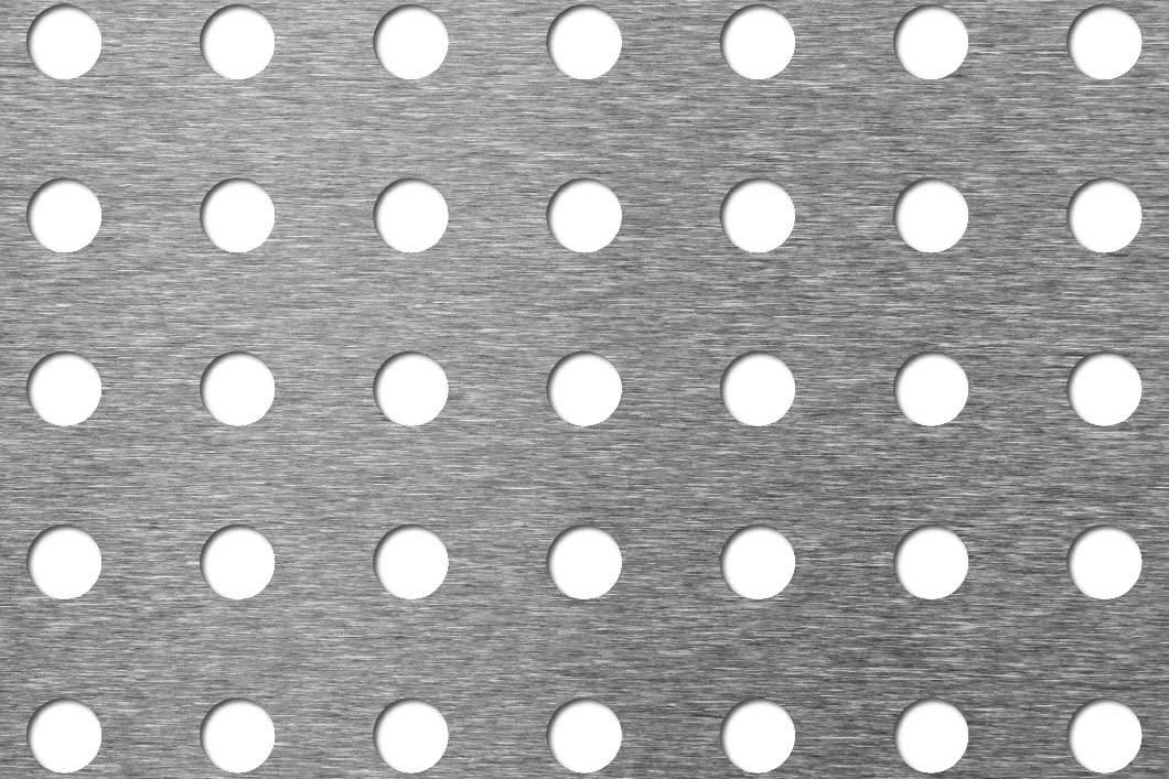 R12 U27,72, Perforated sheet, Aluminium, 3 x 1500 x 3000 mm