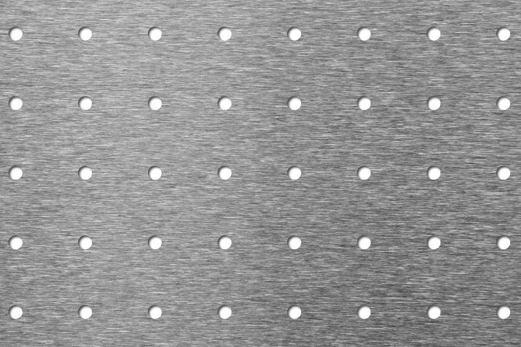 R5 U25, Perforated sheet, Aluminium, 2 x 1000 x 2000 mm