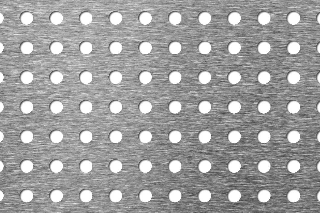 R8 U17,32, Perforated sheet, Aluminium, 1 x 1250 x 2500 mm