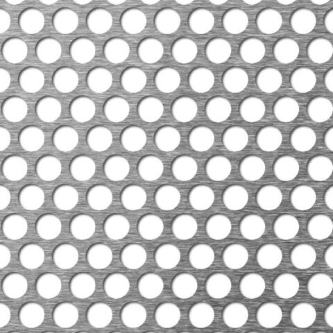 R10 T12,7, Perforated sheet, Stainless steel, 1.5 x 1000 x 2000 mm - Image 1