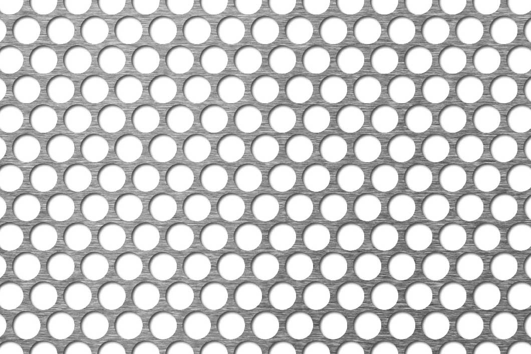 R10 T12, Perforated sheet, Aluminium, 1 x 1250 x 2500 mm