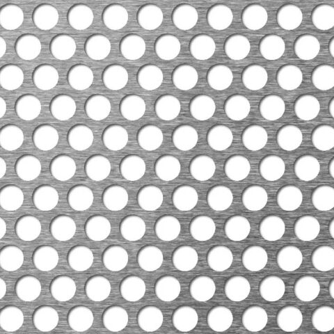 R10 T12,7, Perforated sheet, Stainless steel, 1 x 1000 x 2000 mm - Image 1