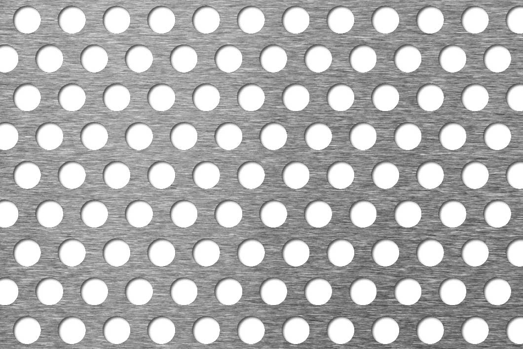 R10 T16, Perforated sheet, Mild Steel, 8 x 1000 x 2000 mm