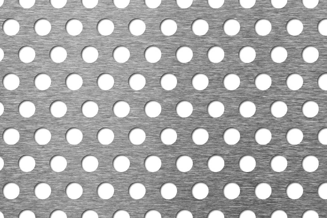 R10 T18, Perforated sheet, Aluminium, 2 x 1500 x 3000 mm