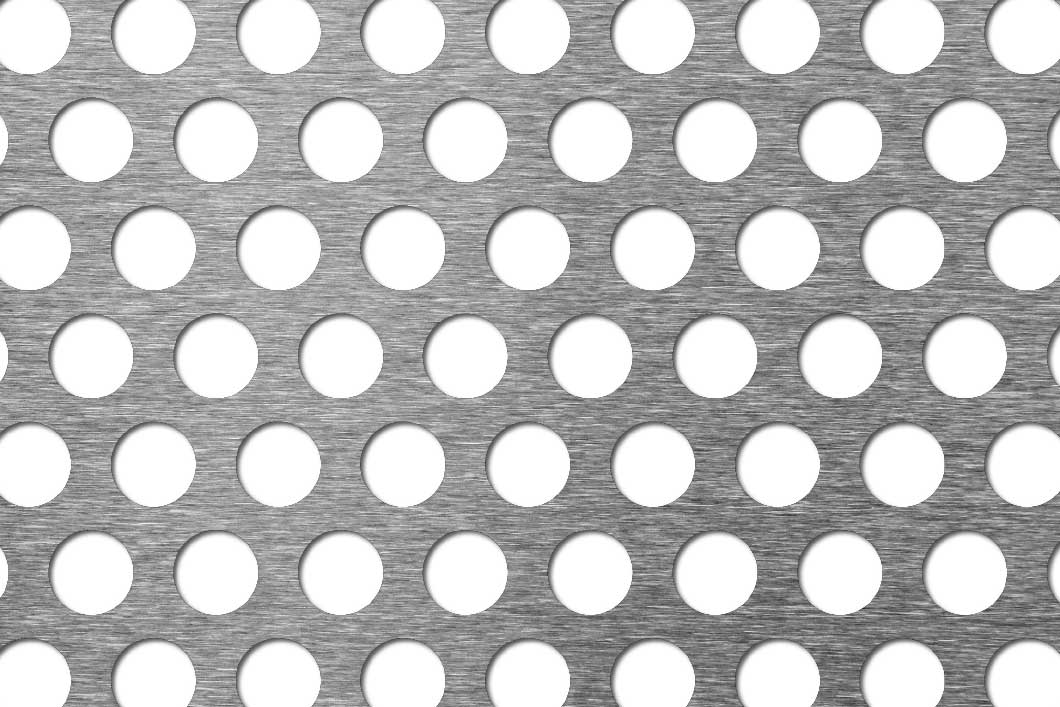 R15 T22, Perforated sheet, Mild Steel, 2 x 1000 x 2000 mm