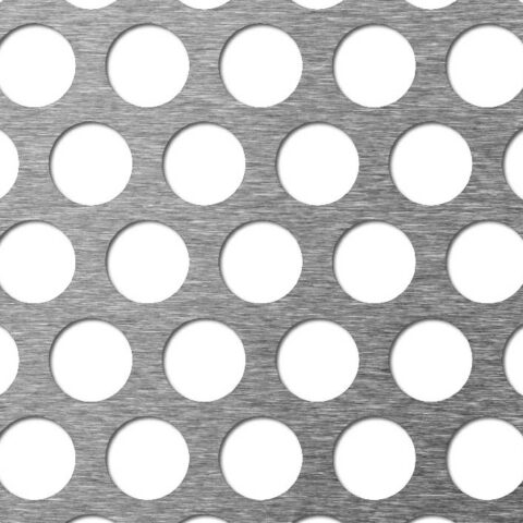 R20 T27, Perforated sheet, pre galvanised steel, 2 x 1250 x 2500 mm - Image 1