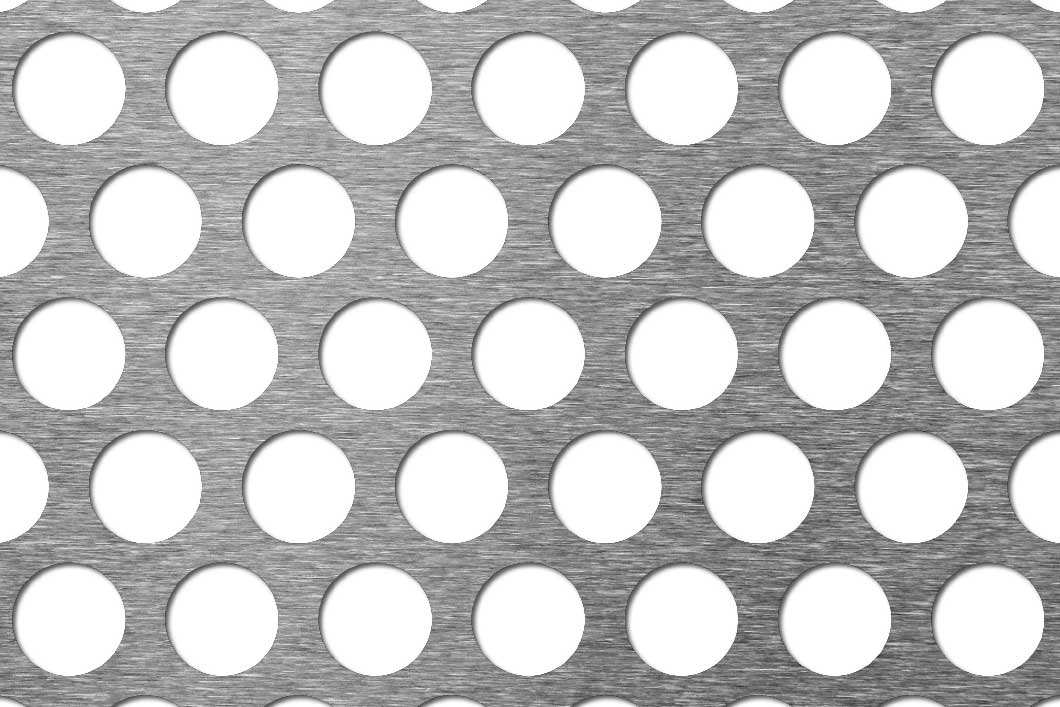 R20 T27, Perforated sheet, pre galvanised steel, 2 x 1250 x 2500 mm