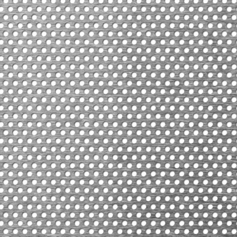 R3 T5, Perforated sheet, Stainless steel, 0.5 x 1000 x 2000 mm - Image 1