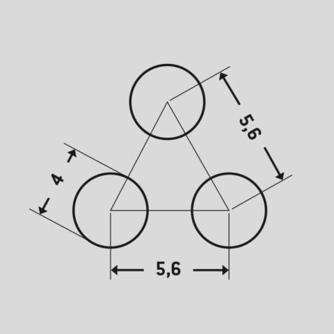 R4 T5,6, Perforated sheet, Mild Steel, 2 x 1000 x 2000 mm - Image 2