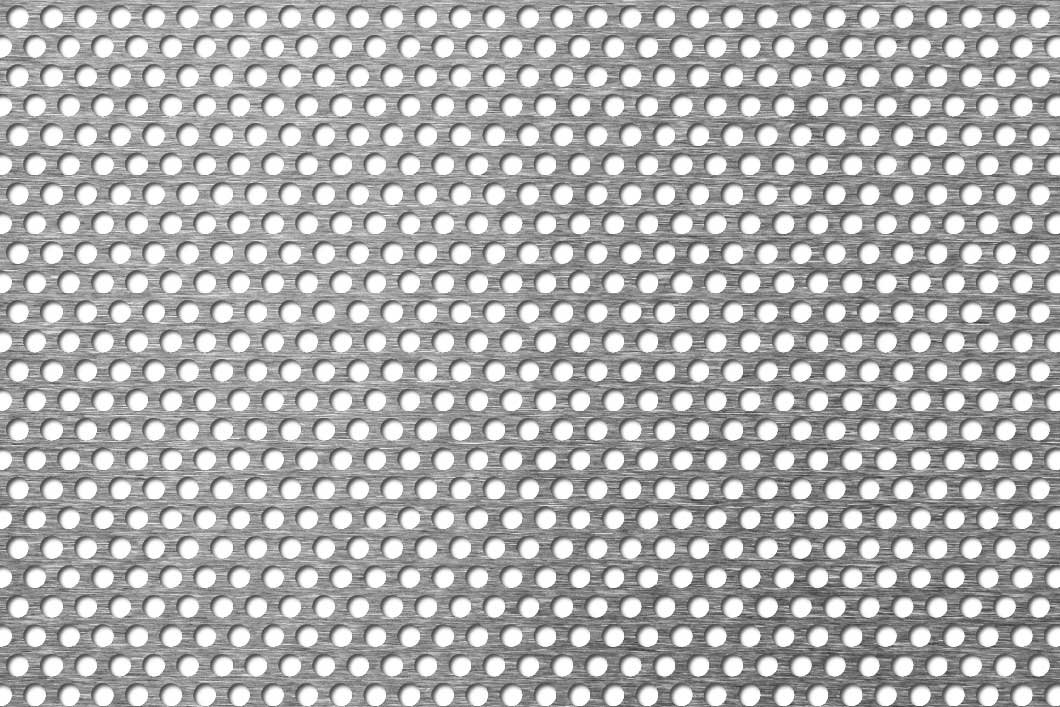 R4 T6, Perforated sheet, pre galvanised steel, 1 x 1000 x 2000 mm