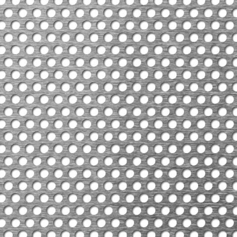 R5 T7,5, Perforated sheet, pre galvanised steel, 0.63 x 1000 x 2000 mm - Image 1
