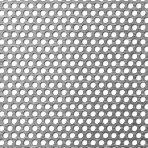 R5 T7, Perforated sheet, pre galvanised steel, 1 x 1250 x 2500 mm - Image 1