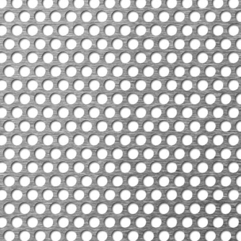 R6 T8, Perforated sheet, Mild Steel, 3 x 1000 x 2000 mm - Image 1