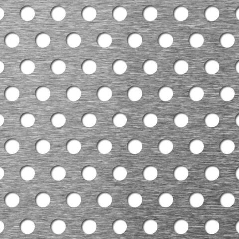 R8 T16, Perforated sheet, Mild Steel, 6 x 1000 x 2000 mm - Image 1