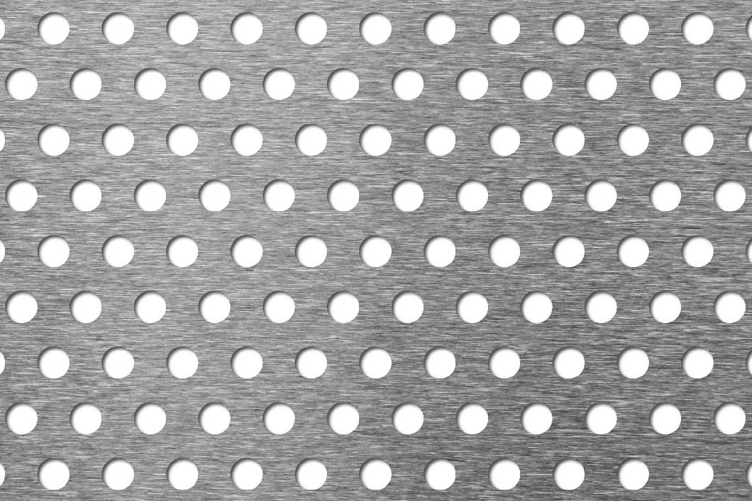 R8 T16, Perforated sheet, Mild Steel, 6 x 1000 x 2000 mm