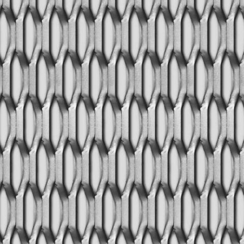 Hexagonal 45x13,5x5, Expanded metal, Mild Steel, 3 x 1000 x 2000 mm - Image 1
