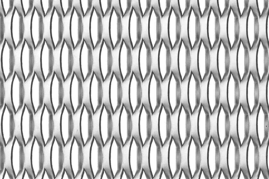 Hexagonal 45x13,5x5, Expanded metal, Mild Steel, 3 x 1000 x 2000 mm