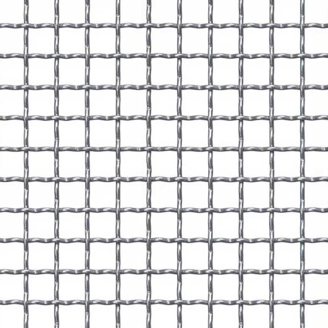 Crimped mesh 10 x 10 mm, Aluminium, 2 x 1000 x 2000 mm - Image 1