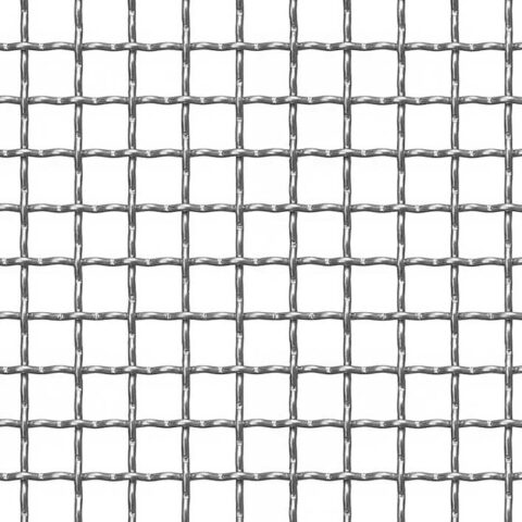 Crimped mesh 11 x 11 mm, pre galvanised steel, 2 x 1000 x 2000 mm - Image 1