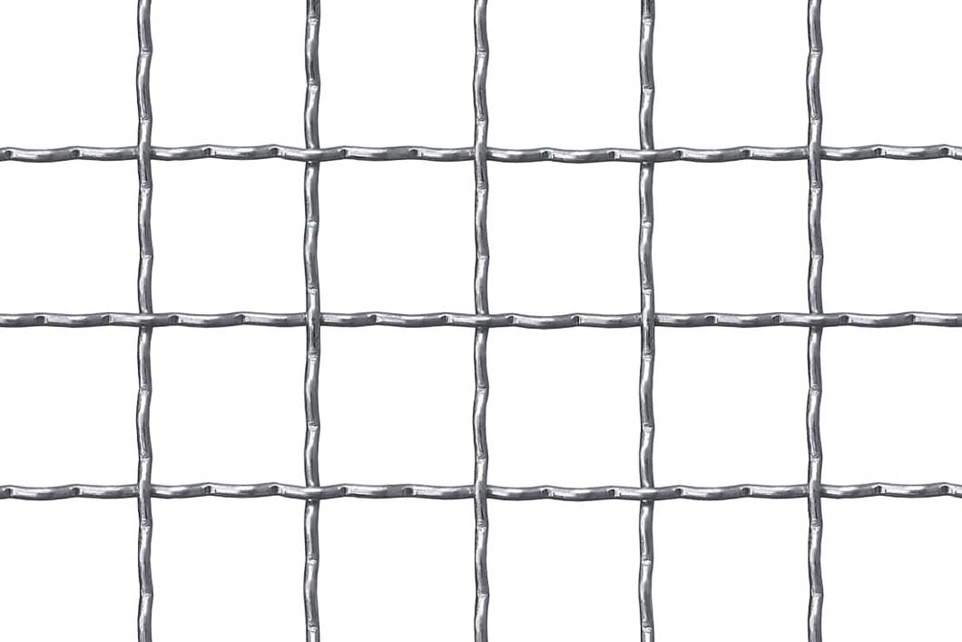 Crimped mesh 30 x 30 mm, Aluminium, 3 x 1000 x 2000 mm