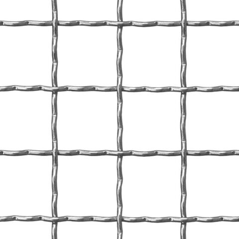 Crimped mesh 31 x 31 mm, Mild Steel, 3 x 1000 x 2000 mm - Image 1