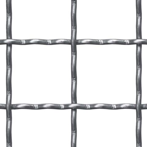 Crimped mesh 50 x 50 mm, Aluminium, 5 x 1000 x 2000 mm - Image 1