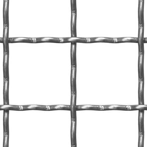 Crimped mesh 52 x 52 mm, Mild Steel, 5 x 1000 x 2000 mm - Image 1
