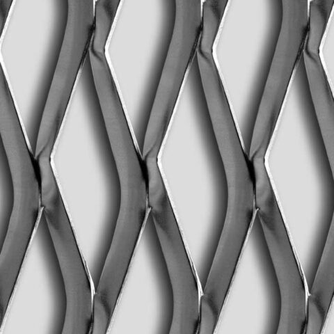 Wave 110x40x11, Expanded metal, Aluminium, 2 x 1000 x 2000 mm - Image 1