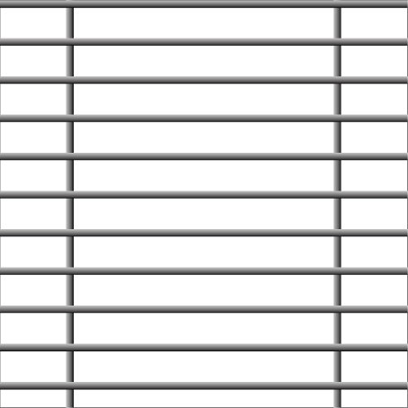 Welded mesh TEC 105 x 15 mm, Stainless Steel, 2.85 x 1040 x 2010 mm